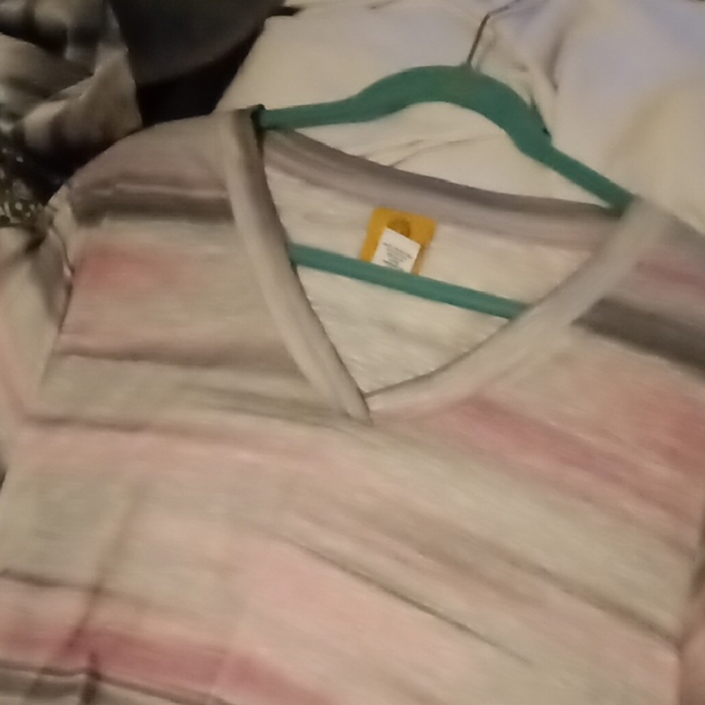 Striped V-Neck Top
